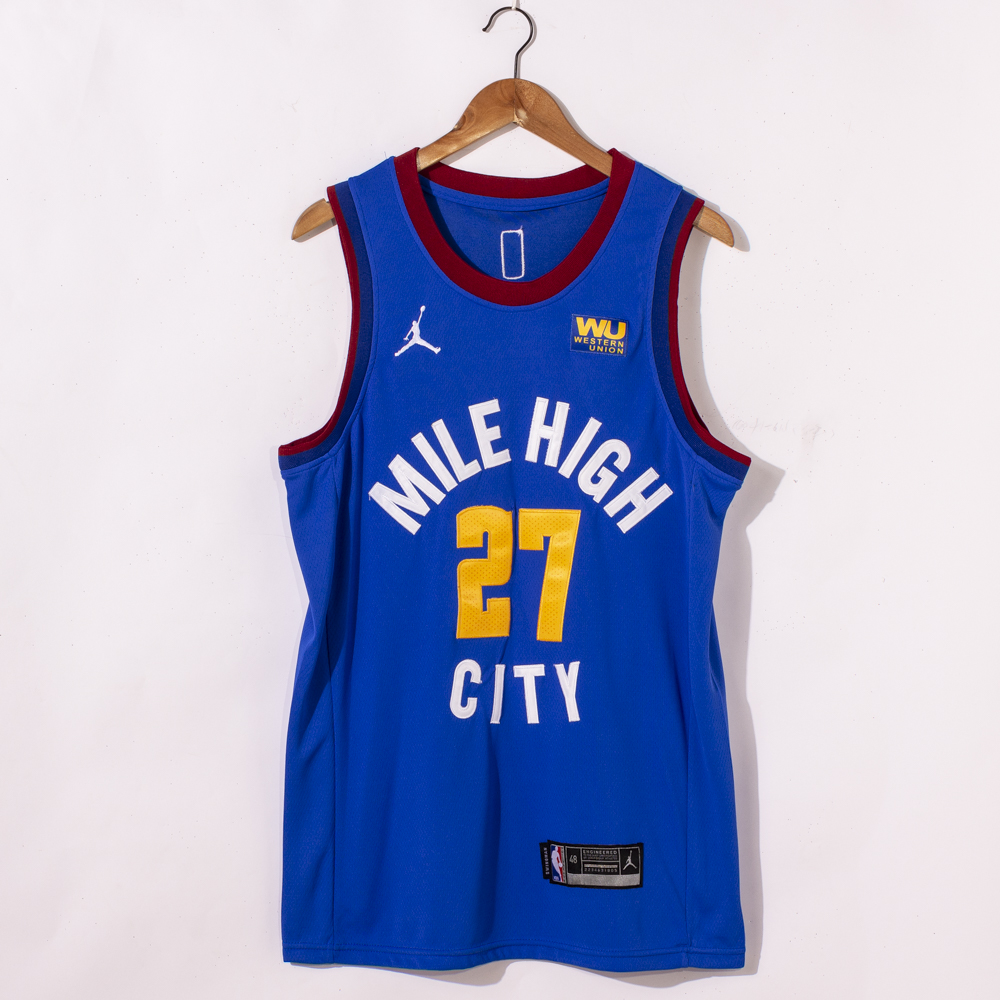 Men Denver Nuggets #27 Murray Blue Game Nike NBA Jerseys